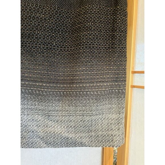 Amanda and Chelsea Nordstrom Women's Black & Gray Ombré Tweed Skirt, Size 8 - Picture 3 of 8
